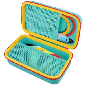 co2CREA &Eacute;tui de stockage pour ensemble de stylos d'impression 3D, porte-poches en maille pour SCRIB3D P1 / MYNT3D Super / PIKA3D Super / 3Doodler D&eacute;marrer stylo d'impression 3D et recharge de filament (YO-Commerce, neuf)