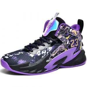 Kmrlofiy Chaussures de Basket-Ball Homme Baskets et Chaussures de Sport pour Homme Chaussure de Basketball Mode Antid&eacute;rapantes Chaussures Sport Sneaker (BKT-M2, 42EU) (Kmrlofiy, neuf)