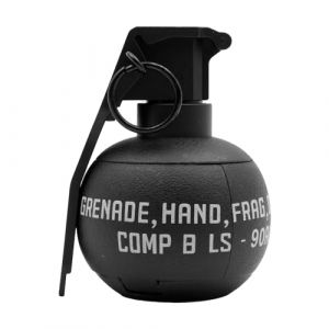 Zhongren Grenades &agrave; Main Jouet de l&rsquo;arm&eacute;e Tactique CS Perles d&rsquo;Eau Airsoft Grenade Jouets Bataille Jeu d&rsquo;Eau Balles Recharge BB Douche Rival Jeu de r&ocirc;le Robe Set de Jeu Cadeau pour 14+ (Noir) (Zhongren, neuf)