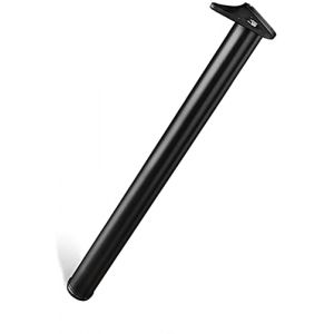 SZITW Pied de Meuble r&eacute;glable en Acier Inoxydable pour Bureau, Cuisine, Plan de Travail, Robuste, Noir Mat, Hauteur 60 cm (linglingyuanUKshop, neuf)