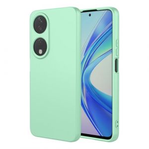 TAUYN Coque pour Honor 90 Smart 5G/Honor X7b, Tr&egrave;s Mince Doux Liquide Silicone Housse, TPU Silicone Antichoc Protection Etui, Matcha Vert (Kuaigu, neuf)