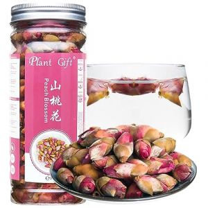 Plant Gift Wild Peach Blossom tea (fleur de p&ecirc;cher) TaoHua Tea, Tisane &agrave; la fleur de p&ecirc;cher sauvage biologique, herbe saine 80g/2.82oz (PlantGift, neuf)