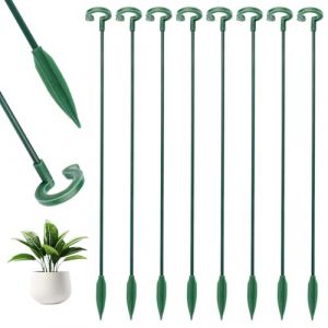 15 Pezzi Tuteur Orchidée, 27 cm Tuteur Plante Interieur, Piquets de Support pour Plantes, Protègent Les Plantes de l'Inclinaison, Tuteurs pour Plantes D'intérieur pour Orchidées, Pivoine, Lis, Rose (RENhailong, neuf)