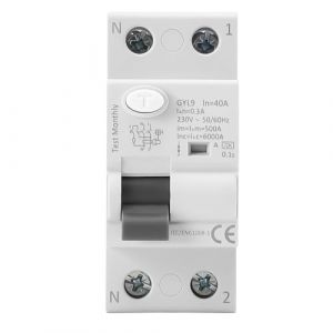 Interrupteur différentiel super immunisé SI 40 A 300 mA, 2P, classe A et 6 kA. (Legarage ⭐⭐⭐⭐⭐, neuf)
