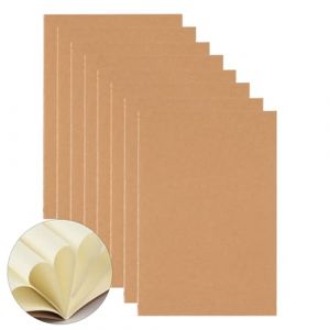 8 Pcs Cahier A5, Cahiers Format A5, Cahier Page Blanche Couverture Kraft, 36 Feuilles/72 Pages Notebook Dessin Bloc Notes pour Bureau, &eacute;crire, Dessiner, Esquisser, &eacute;tudier, Prendre des Notes (FengHuiTuo, neuf)