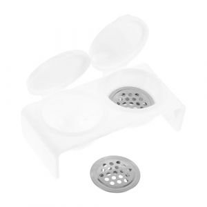 Toyvian Bol à Ongles Double Godet avec Couvercle Anti-Évaporation Compatible Monomère et Liquide Acrylique Outil de Manucure Pratique pour Nail Art Professionnel (TXINNG, neuf)