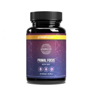 Kogni Boost Primal Harvest - 30 gélules nootropiques - Stimulant cerveau et concentration - Soutien naturel des fonctions cérébrales & la mémoire - Sans gluten, soja et produits laitiers (PrimalHarvest, neuf)