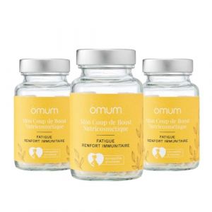 OMUM - Mon Coup de Boost Complément Alimentaire - Fatigue Immunité Booster énergie vitalité, renforcer les défenses immunitaires - Compatible grossesse allaitement - Vegan - 60 gélules 1 mois de cure (Omum, neuf)