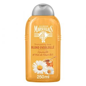 Le Petit Marseillais Shampooing doux Blond Ensoleillée camomille et miel bio - Le flacon de 250 ml (Moonket Place, neuf)
