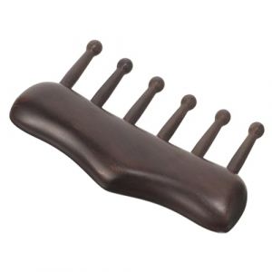 DRESSOOS Peigne peignes comb muira puama peigne large pour cheveux bouclés peigne à dents larges pour cheveux bouclés peigne chinois peigne démêlant peigne de massage en bois Black (Mingsyue, neuf)