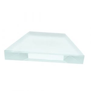 GLEAVI brique de verre trap&eacute;zo&iuml;dale montures optiques physiques aides &agrave; l'enseignement de la physique lentille en verre optique outil p&eacute;dagogique demi-cercle &eacute;tablissement d'enseignement (Davodes, neuf)