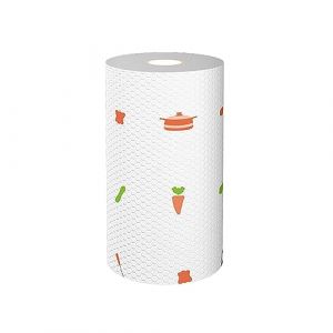 ANKROYU 1 Rouleau De 50 Fuilles Essuie-tout De Cuisine, Torchons M&eacute;nagers &agrave; Usage Sec Humide, Papier De Cuisine Absorbant, Essuie-tout En Polyester &agrave; Usage Unique Pour Vaisselle, Casseroles (Nufang, neuf)