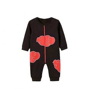 NCTCITY Bébé Garçon Fille Combinaisons en Coton Mignon Animé Été Nouveau-né Barboteuse Infantile Grenouillères Cosplay Pyjama Naissance Bobysuits avec Bouton-Pression Luffy Chopper Son Goku (NCTCITY, neuf)