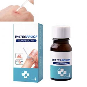 Pansement liquide 10 ml, pansement gel imperméable, respirant, séchage rapide, formation de film rapide, protection des plaies, coupures mineures et égratignures de la peau (Kbsin212, neuf)