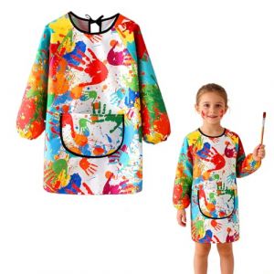 Blouse Peinture Enfant, 1 pi&egrave;ce Tablier Enfant Peinture, Tablier P einture En fant, Blouse Peint ure En fant 8 Ans, Ta blier Pe inture Enfa nt 10 Ans, pour Peint ure, Cuisine, Filles et Gar&ccedil;ons. (AMAAL ABD LIMITED, neuf)