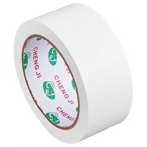GORGECRAFT 1.8in X 65.6ft Ruban de Réparation de Reliure Blanc Tissu Ruban Adhésif Ruban Adhésif Safe Cloth Library Book Seam Sealing Hinging Craft Tape For Webbing Repair Camouflage (GORGECRAFT FR, neuf)