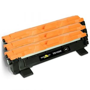 YELLOW YETI TN 1050 Cartouche de Toner Compatible avec Brother DCP-1510 DCP-1512 DCP-1610 DCP-1610W DCP-1612W HL-1110 HL-1112 HL-1200 HL-1210W HL-1212 HL-1212W MFC-1810 MFC-1910W Noir, 3-Pack (SOKANA, neuf)