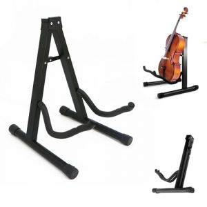LMSAWK Support de Guitare Portable &Eacute;tage Tr&eacute;pied, Support de Guitare Electrique Portable, Support pour Guitare Acoustique, pour Guitare Electrique Basse, Violoncelle, Banjo, Mandoline, Noir (Yirong home, neuf)