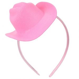 OSOLADY Mini Chapeau De Cowboy Bandeau De Fête Cowgirl Accessoire De Déguisement Pour Carnaval Et Bals (Yunomiy, neuf)