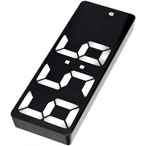 MRSTORY Min D'échange de Miroir LED Table Numérique USB Supplies de Décoration en Miroir pour le Bureau à (Lumière blanche au visage noir rectangulaire) (redzhi, neuf)