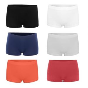 Libella Boxer Femme Coton Shorty Léger Slip Invisible Shorty Sport Seamless Culottes sans Couture Femme Lot de 6 3908-UN5-2XL_3XL-6 (LiKing-Shop, neuf)