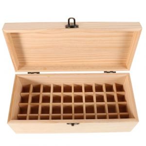 iplusmile Bo&icirc;te Rangement Huiles Essentielles Pin Compartiments Coffret Bois pour Flacons Parfum et Huiles Support Compact pour Aromath&eacute;rapie Maison et Spa Organisation Facile et Gain de (Dawkinshall, neuf)