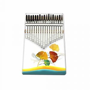 Hearda Kalimba 17 cl&eacute;s Instrument de Musique, Portable Pouce Piano Africain Marimba Kalimba Cadeau Kit avec Accordeur pour Enfants D&eacute;butant Amateurs de Musique (Ginkgo biloba) (Hearda, neuf)