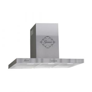 Gurari GCH F 461 IS 7 Hotte aspirante 70 cm en acier inoxydable, 1000 m&sup3;/h, tr&egrave;s absorbante, 3 niveaux, boutons pression, hotte murale, hotte aspirante, hotte &agrave; recirculation (elektroniks-home, neuf)