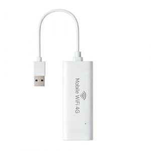 Inefala USB 4G LTE AX3000 Wi-FI 6 Portable avec eSIM, USB Plug & Play, WiFi Portable pour Autoradio Android, jusqu'&agrave; 8 appareils, Routeur WiFi Portable avec eSIM, Modem WiFi, Hotspot Mobile (Inefala EU, neuf)