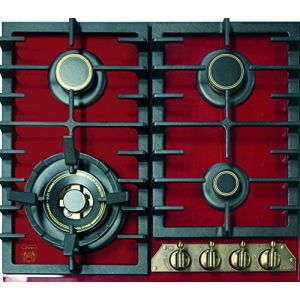 Kaiser Empire KCG 6335 RotEm Plaque de cuisson &agrave; gaz 60 cm/exclusif/Cuisini&egrave;re / 4 br&ucirc;leurs - 3,8 kW WOK/Gaz naturel et propane possibles - Plaques de cuisson en Verre tremp&eacute;/Qualit&eacute; Sup&eacute;rieure (elektroniks-home, neuf)
