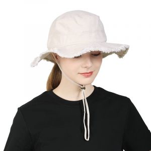 SJTJSPX Chapeau de Soleil Femme Homme Chapeau Anti UV UPF 50+ Été Chapeau de Seau Pliable Chapeau de Pêcheur à Large Bord Casquette Visière Capeline Plage Chapeau Jungle Jardin Safari Voyage (QIQIXINXINZI, neuf)