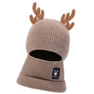 DINSOAVR Chapeau, bonnet tricoté tissé écharpe en tricot pour femme, chapeau hip-hop, cache-cou de Noël, casquettes tête de mort pour mettre en valeur la tendance (guangzhoujucikejiyouxiangongsi, neuf)