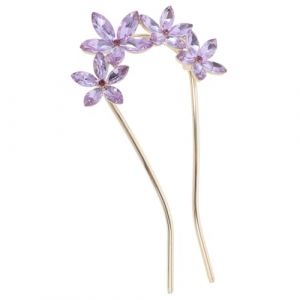 IWOWHERO &Eacute;pingle &agrave; Cheveux De Mariage Strass Coiffe &Eacute;l&eacute;gante Pour Mari&eacute;e &Eacute;pingle &agrave; Cheveux Avec Strass Pour Femmes Mariage (Langeriy, neuf)