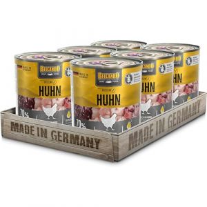 BELCANDO Baseline Poulet [6x800g] Alimentation Humide en bo&icirc;te pour Les Chiens | sans c&eacute;r&eacute;ales | 70% Viande & abats | Aliment Complet pour Chiens Adultes (my-Petshop, neuf)