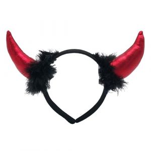 Watreketal Serre Tete,Bandeau à cornes d'Halloween, cerceau à cornes, déguisement, accessoires photo, accessoire pour cheveux pour Halloween, décoration de Noël (Xuanlang Trading, neuf)