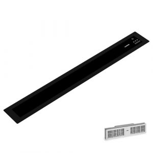 Klarstein Brisa Hotte Aspirante - Cee A+, Débit 710 M³/H, Silencieuse 42-66 dB, Commande Tactile, Led, Acier Inox, Hotte Encastrable De Plan De Travail, Convertible En Mode Recirculation (Klarstein France, neuf)