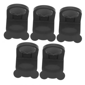 FOMIYES Lot De 5 Supports À Ventouse Pour Shampoing Bouteille Bouteille Souple Pour Salle De Bain Porte-Rasoir Porte-Lotion Plastique Gris (Yaoys, neuf)