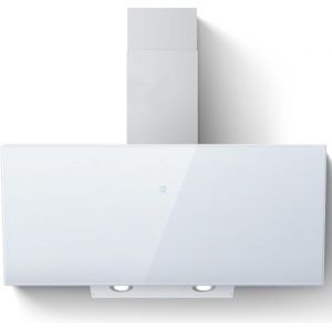 SNDOAS Hotte Aspirante 90 cm, 700 m&sup3;/h, Classe A++ Hotte de Cuisine Inclin&eacute;e, 4 Vitesses Hotte en &Eacute;cran Tactile, Filtre &agrave; Charbon Actif, Recyclage/&Eacute;vacuation, Blanc (Yunyi Home Tech, neuf)