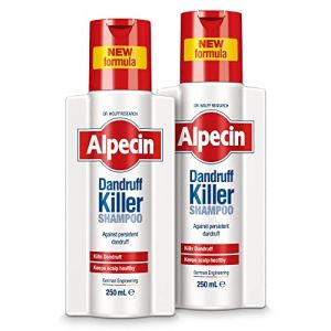 Alpecin Dandruff Killer Shampooing Antipelliculaire 2x 250ml | Enl&egrave;ve et pr&eacute;vient efficacement les pellicules (avos, neuf)
