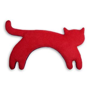 Leschi coussin chauffant | 36615 | Minina le Chat | Debout | Grand (Le coussin chauffant pour la nuque) Coleur: Feu / Minuit (Leschi GmbH, neuf)