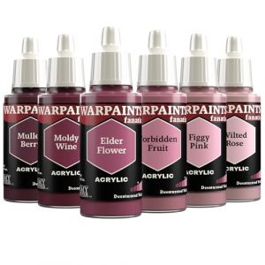 The Army Painter, Warpaints Fanatic Flexible Triad: Desaturated Violets 6 x 18 ML Acrylic Paint, 6 x 18 ML pour Peinture de Figurine Warhammer et Donjon et Dragon (The Army Painter, neuf)