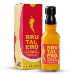 Brutalero Scorpion Yellow 100 ml &ndash; Sauce Piquante Ferment&eacute;e Ultra Forte &ndash; 80 % Fatalii & Trinidad Scorpion Yellow &ndash; Artisanale de Croatie (xportxpert, neuf)