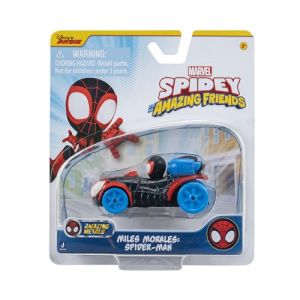 Spidey and his Amazing Friends Amazing Metals Race Car Échelle 1:64 (Miles Morales : Spider-Man) (Fultron France, neuf)