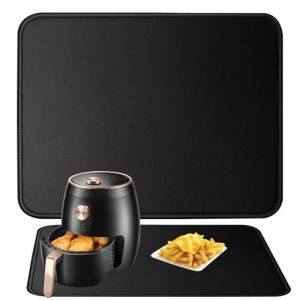 BDHYYM Tapis Ignifuge,Tapis de Protection Contre la Chaleur en Fibre de Verre,Tapis Anti Feu,Tapis Ignifuge Cheminée,Tapis Barbecue Sol Exterieur,Tapis BBQ,Plaque Protection Poele a Bois (40 x 60 cm) (hongchuangyi, neuf)