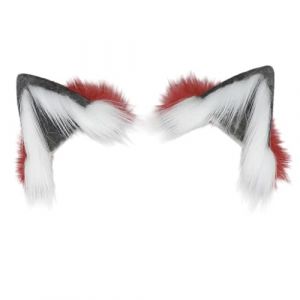 CAZSTYK Serre-tête électrique rechargeable avec oreilles de loup pour Halloween, jeu de rôle, bandeau d'oreille de loup pour filles, maquillage et photographie (Yiguanzhuo, neuf)