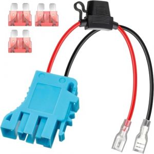 Yssevlon Remplacement du Connecteur de Faisceau de Câbles 12 AWG Compatible avec la Batterie Peg-Perego 12 V SLA sur Les D'Équitation de Véhicule (BK.dianpu, neuf)