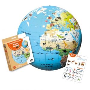 Caly globe MAXI (Planet animal, English) (CALY TOYS, neuf)