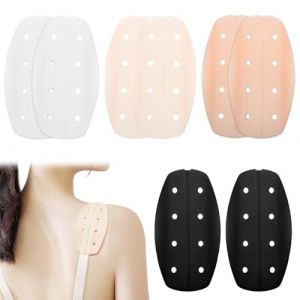 WAXKOP Lot de 4 Paires Anti Glisse Bretelles Soutien Gorge, Coussinets en Silicone pour Bretelles de Soutien-gorge, Soulage l'inconfort des épaules (LUXURY SPENDINGS, neuf)