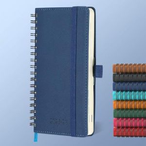 IN-LUXPRO Agenda semainier 2025 2026, format A6 (16,6 x 9,7 cm), calendrier livre de 18 mois (juillet 2025 à décembre 2026), classeur à anneaux, avec couverture souple, calendrier hebdomadaire avec (Saimoul, neuf)