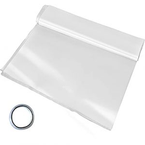 VEVOR Film de Serre 4.5 x 12.2 m Bâche Transparente PE 0,15 mm Housse de Protection Jardin Tunnel Polyéthylène pour Légumes (VEVOR Shop FR, neuf)